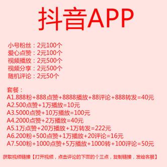 抖音官方买粉丝，打造个人品牌新高度
